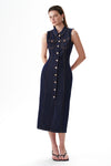 Relaxed Denim Cardigan Dress