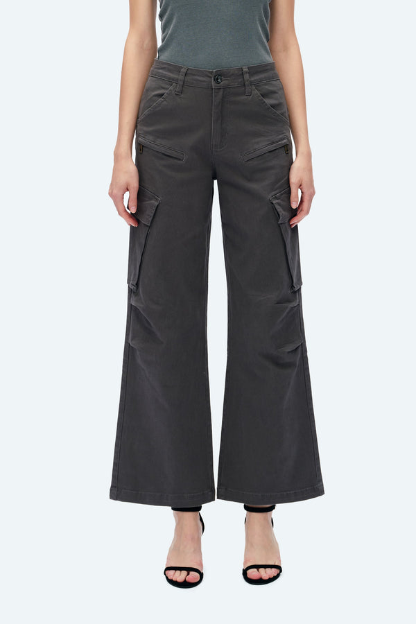 Fanny Cargo Wide Leg Jeans-Wide Leg-BAYEAS