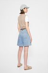 Amanda Bermuda Denim Shorts-Bermuda Shorts-BAYEAS