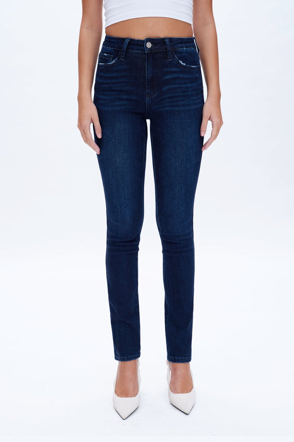 July Mid Rise Slim Fit Jeans-Straight-BAYEAS