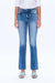 High Rise Flare Denim Jeans-Flare & Bootcut-BAYEAS