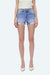 Lily High Rise Distressed Denim Shorts-Shorts-BAYEAS