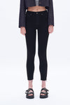 High Rise Skinny Denim Jeans-Skinny-BAYEAS