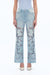 Embroidered Straight-Leg Jeans