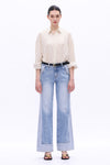 JEREMY MID-RISE TWO-TONES WIDE LEG-BAYEAS