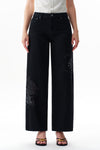 Mid Rise Relaxed Straight Jeans