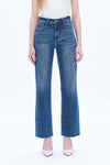 High Rise Relaxed Wide Leg Denim Jeans-Wide Leg-BAYEAS