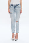 Kelly Mid Rise Skinny Jeans-Skinny-BAYEAS