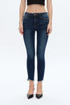 High Rise Skinny Jeans-Skinny-BAYEAS