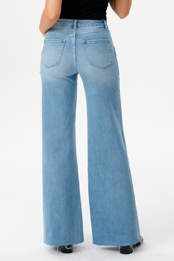 High Rise Wide Leg Jeans