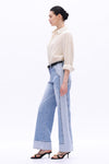 JEREMY MID-RISE TWO-TONES WIDE LEG-BAYEAS