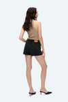Ella Raw Hem Denim Shorts-Shorts-BAYEAS