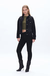 Slim Fit Cargo Jeans-Mom Jeans-BAYEAS