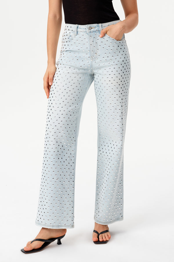Valentine High Rise Straight Jeans