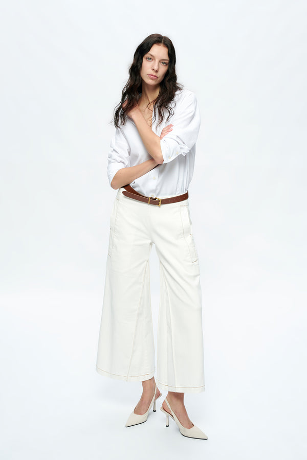 Timothy Low Rise Relax Wide Leg Trousers Denim Jeans-Wide Leg-BAYEAS