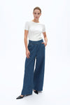 High Rise Wide Leg Jeans-Wide Leg-BAYEAS