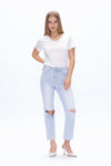 Bella Ripped Vintage Jeans-Straight-BAYEAS