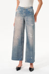 Seoul Mid Rise Wide Leg Jeans