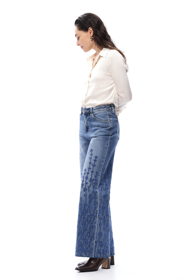 High Rise Wide Leg Jeans