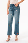 Mid Rise Wide Leg Jeans