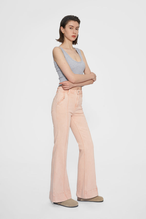 Rose Flare Leg Jeans-Flare & Bootcut-BAYEAS