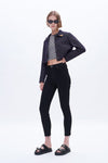 High Rise Skinny Denim Jeans-Skinny-BAYEAS