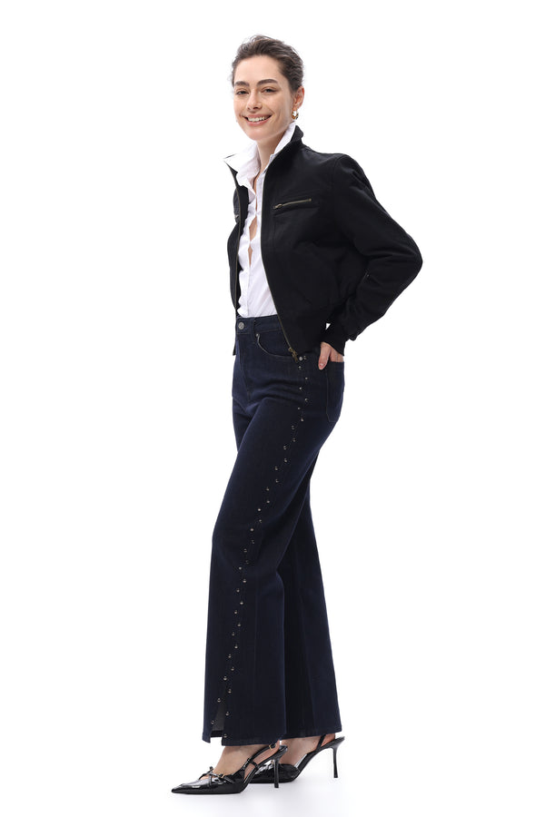 High Rise Straight Leg Jeans