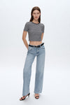 Kala High Rise Wide Leg Jeans-Wide Leg-BAYEAS