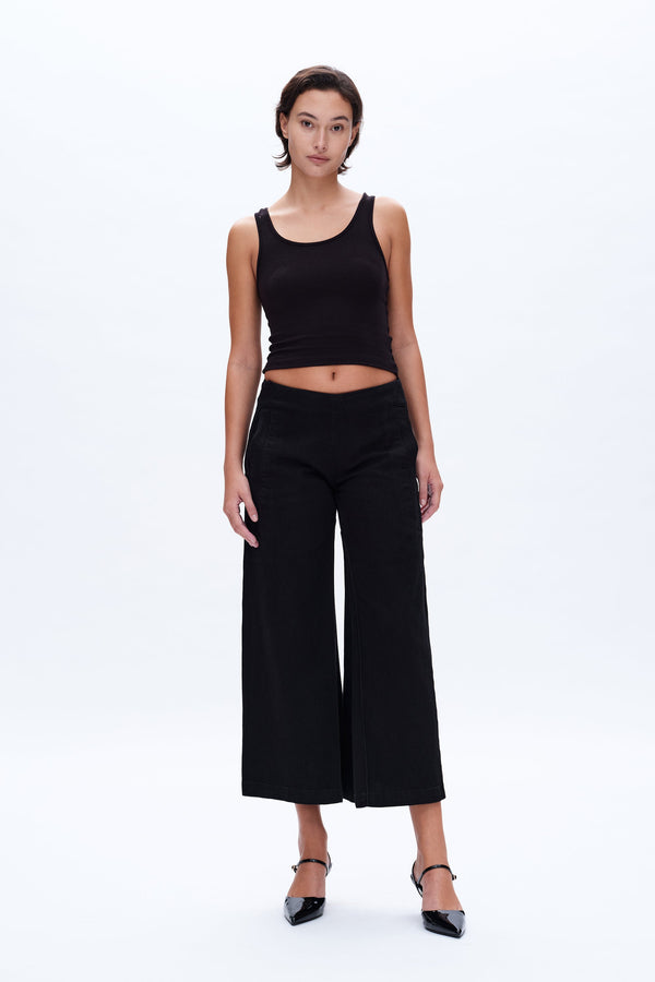 Timothy Low Rise Relax Wide Leg Trousers Denim Jeans-Wide Leg-BAYEAS