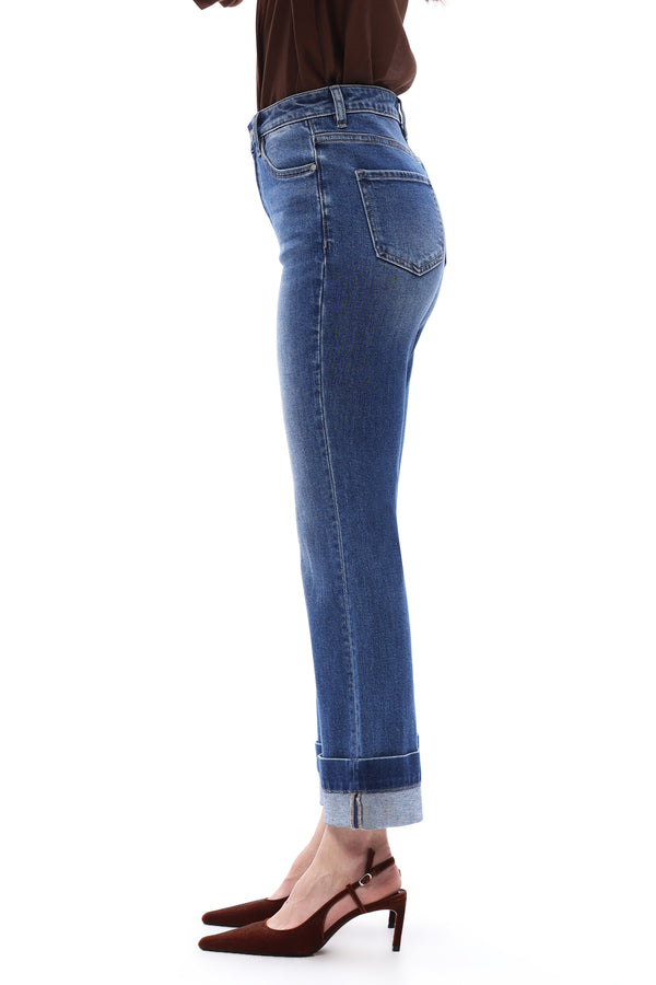 High Rise Flare Leg Jeans