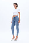 Classic Skinny Jeans Faded Wash-Skinny-BAYEAS