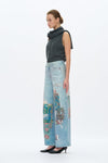 High Rise Barrel Leg Jeans-Barrel-BAYEAS