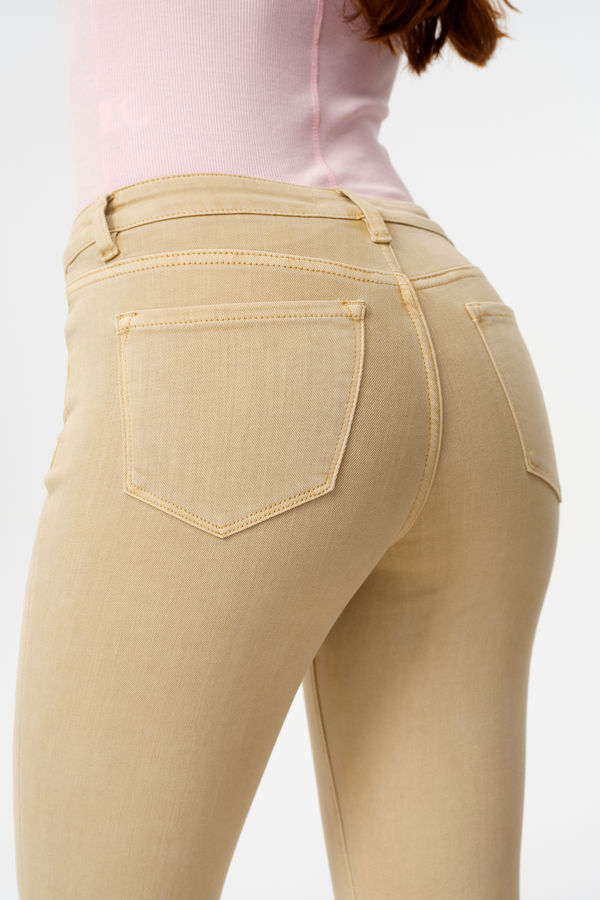 Mid Rise Bootcut Woven