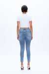 Classic Skinny Jeans Faded Wash-Skinny-BAYEAS
