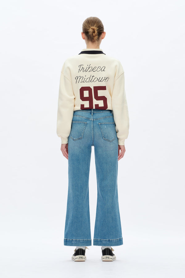 High Rise Wide Leg Jeans-Wide Leg-BAYEAS