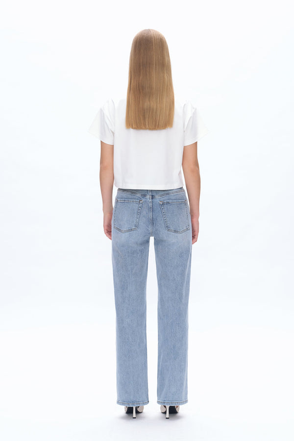 Dalila Relaxed Fit Denim Jeans-Straight-BAYEAS