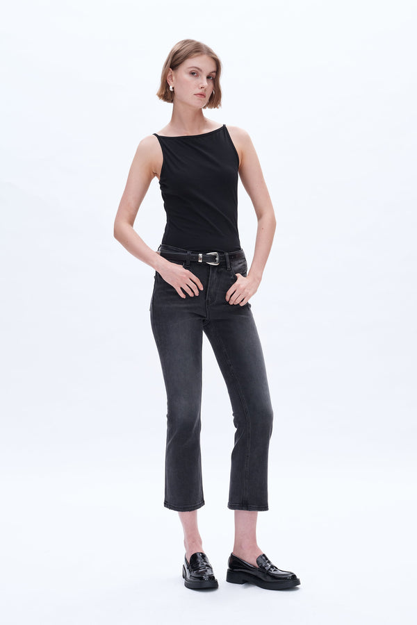 HIGH RISE CROP FLARE - FEATURED ON FLIP-BAYEAS