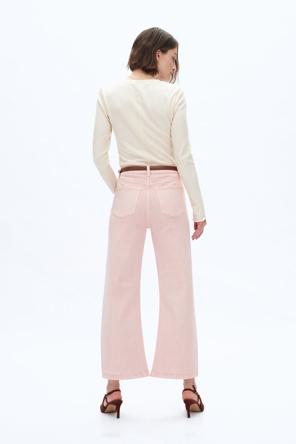 Pink Barrel Pants-Barrel-BAYEAS