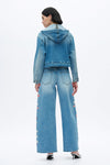 High Rise Barrel Leg Jeans-Barrel-BAYEAS