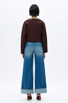 Mid Rise Wide Leg Jeans-Wide Leg-BAYEAS