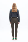 Slim Fit Cargo Jeans-Mom Jeans-BAYEAS