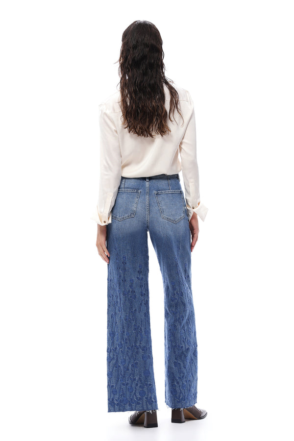 High Rise Wide Leg Jeans