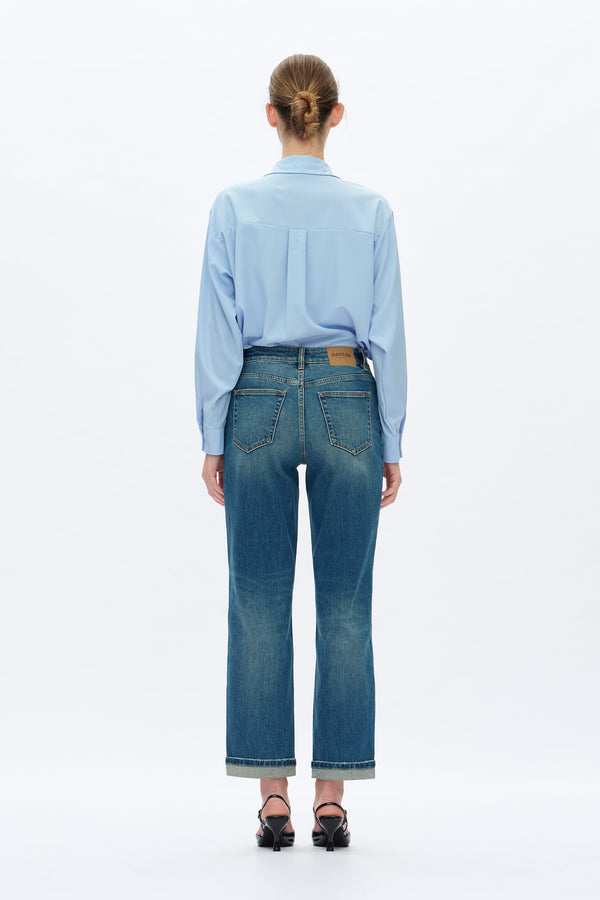 MID RISE STRAIGHT LEG-Straight-BAYEAS