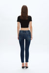 High Rise Skinny Jeans-Skinny-BAYEAS