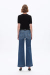 Low Rise Wide Leg Denim Jeans-Wide Leg-BAYEAS