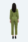 LS Jumpsuit With Front Patch Pockets