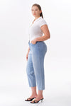 Super High Rise Capri Mom Jeans