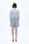 Mid Rise Bermuda Denim Shorts-Bermuda Shorts-BAYEAS