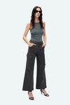 Fanny Cargo Wide Leg Jeans-Wide Leg-BAYEAS