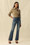 High Rise Bootcut Jeans